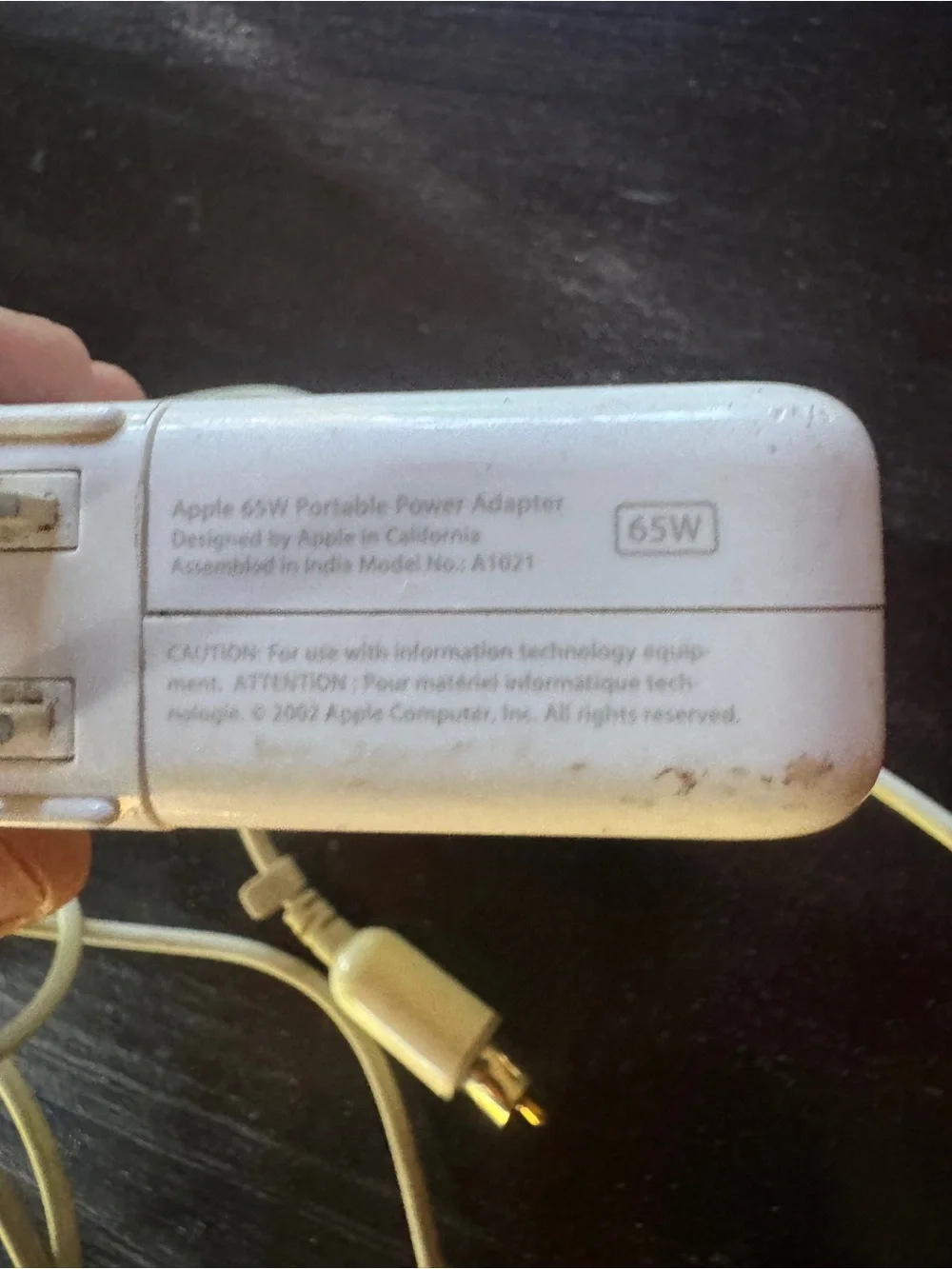 Apple 65W Portable Power Adapter Model A1021 for iBook and PowerBook